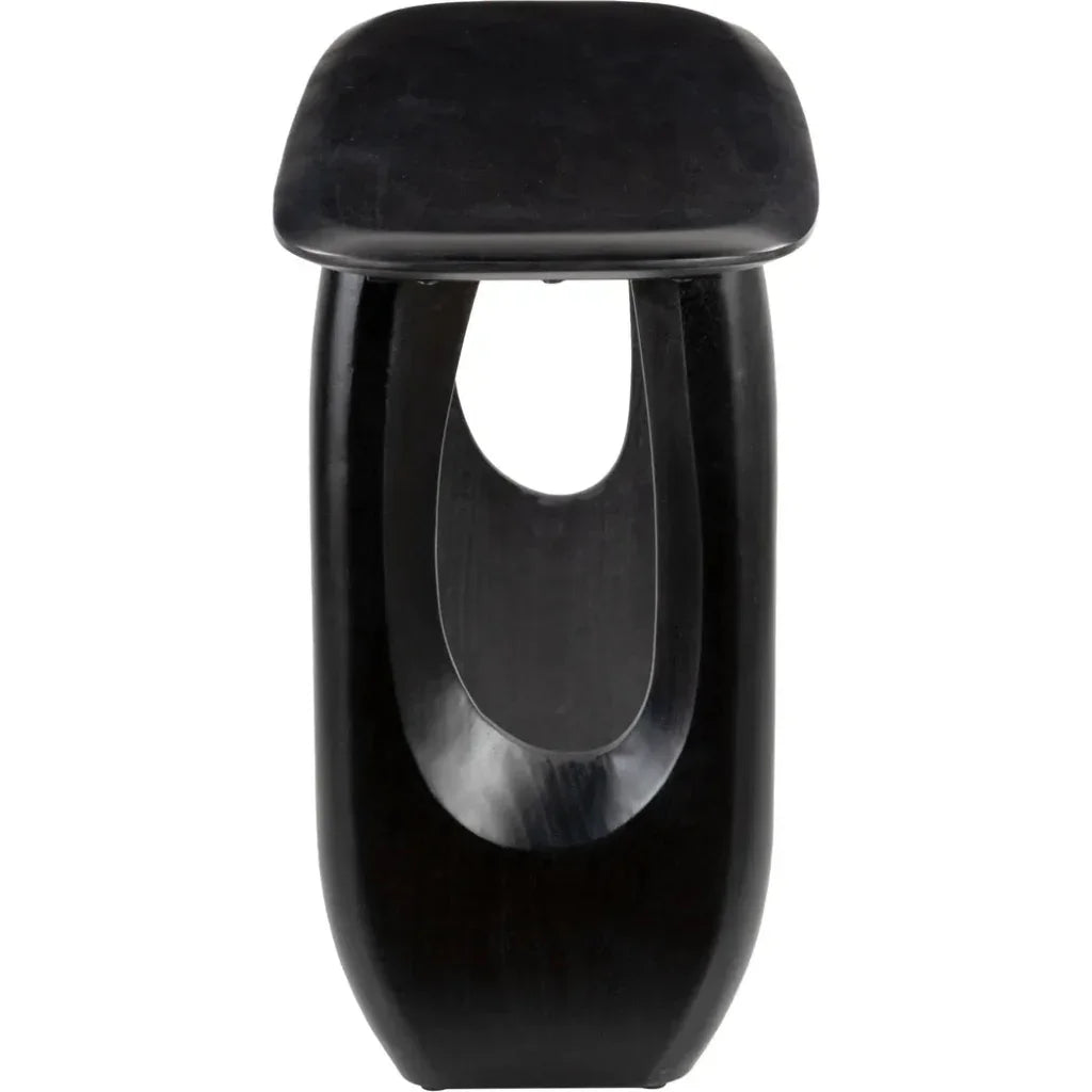 Arasan Wood Black Geometric Console Table - LOOMLAN - Zuo Modern - Console Tables