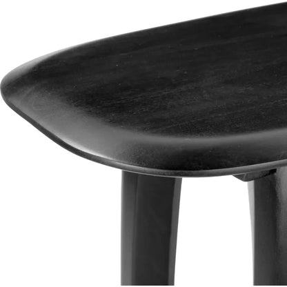 Arasan Wood Black Geometric Console Table - LOOMLAN - Zuo Modern - Console Tables