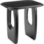 Arasan Wood Black Rectangular Accent Table - LOOMLAN - Zuo Modern - Side Tables
