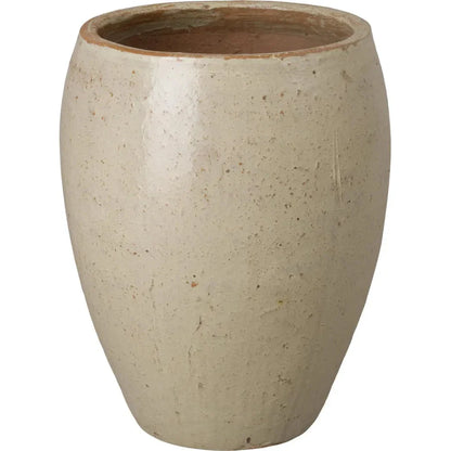 Arc Tropical Sand Ceramic Round Planter - LOOMLAN - Emissary - Planters