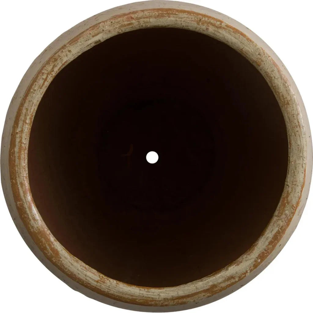 Arc Tropical Sand Ceramic Round Planter - LOOMLAN - Emissary - Planters