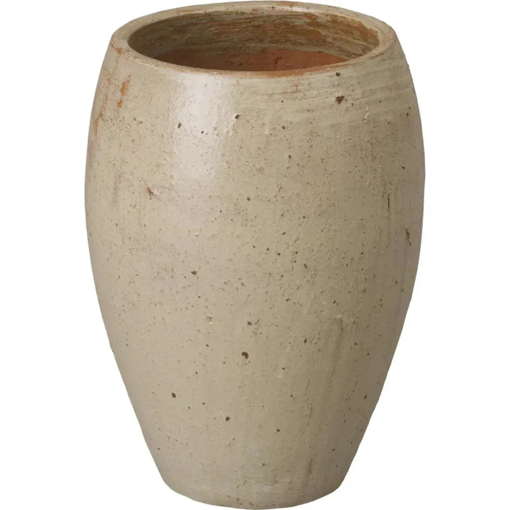 Arc Tropical Sand Ceramic Round Planter - LOOMLAN - Emissary - Planters