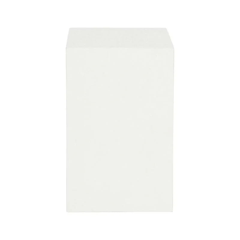 Arcade Architectural Designed White End Table - LOOMLAN - Wildwood - Side Tables