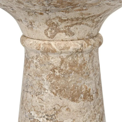 Architect Marble Round Side Table - LOOMLAN - Noir - Side Tables