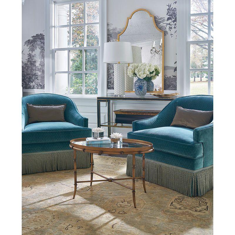 Architectural Arch Iron Framed Wall Mirror - LOOMLAN - Chelsea House - Wall Mirrors