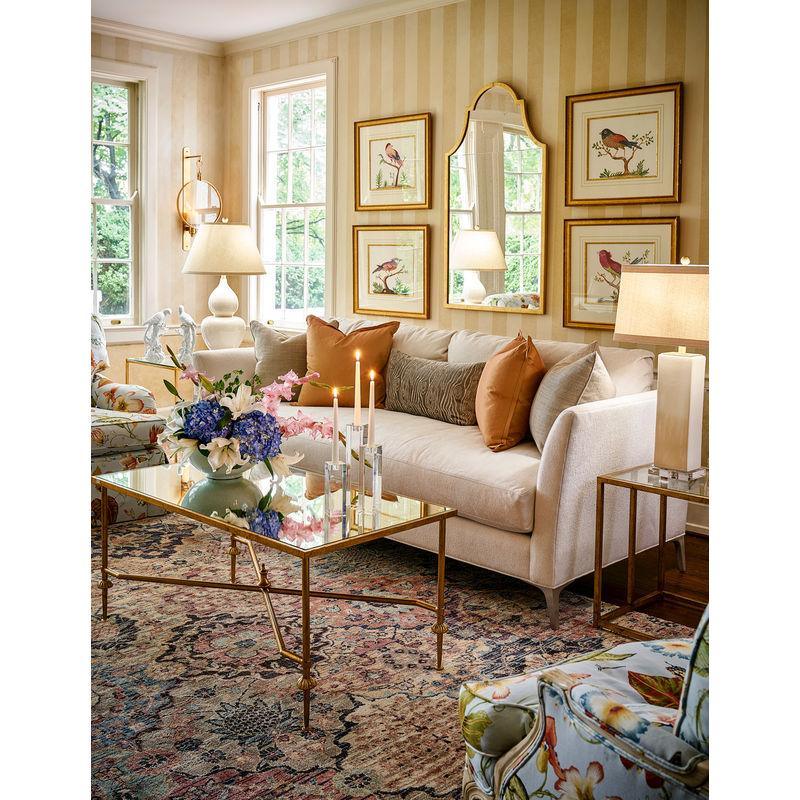 Architectural Arch Iron Framed Wall Mirror - LOOMLAN - Chelsea House - Wall Mirrors