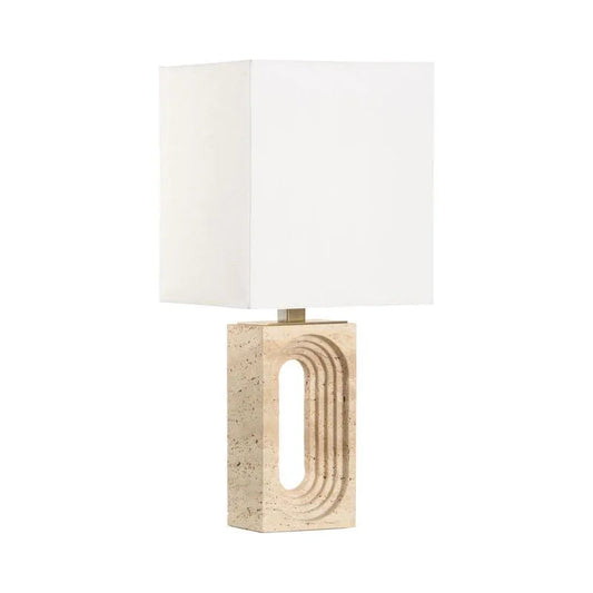 Archway Modern White Sculptural Table Lamp - LOOMLAN - Wildwood - Table Lamps