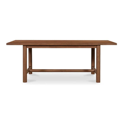 Arden Brown Wood Rectangular Dining Table-Dining Tables-Moe's Home-LOOMLAN
