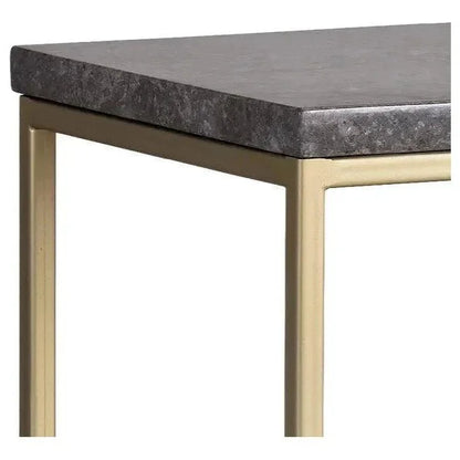 Arden Console Table With Grey Marble Top & - LOOMLAN - SUNPAN - Console Tables