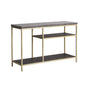 Arden Console Table With Grey Marble Top & - LOOMLAN - SUNPAN - Console Tables