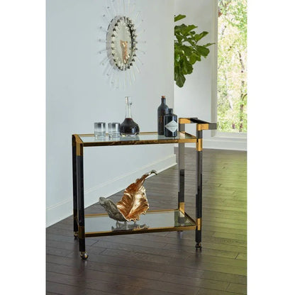 Arden Polished Nickel Finish Wall Mirror - LOOMLAN - Wildwood - Wall Mirrors