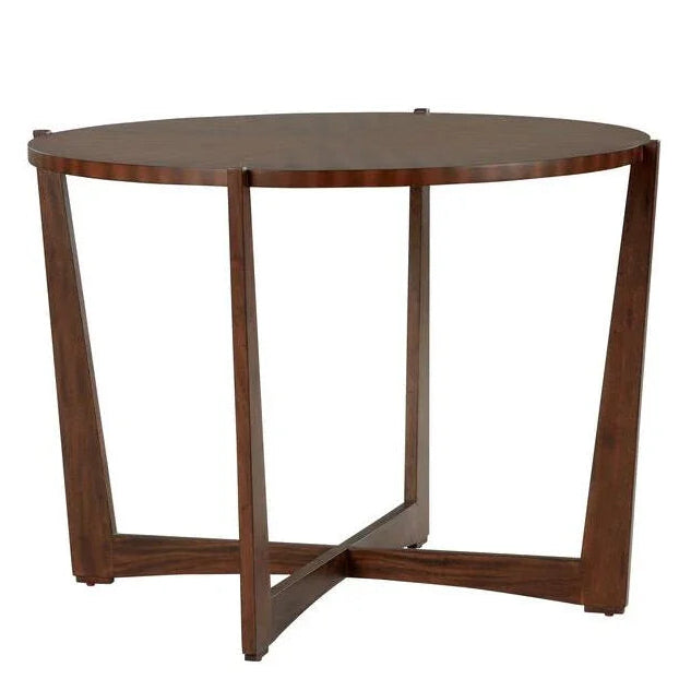 Ardoise Wooden Round Center Table - LOOMLAN - Chelsea House - Console Tables