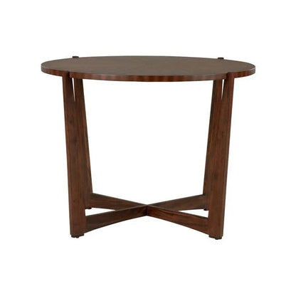 Ardoise Wooden Round Center Table - LOOMLAN - Chelsea House - Console Tables