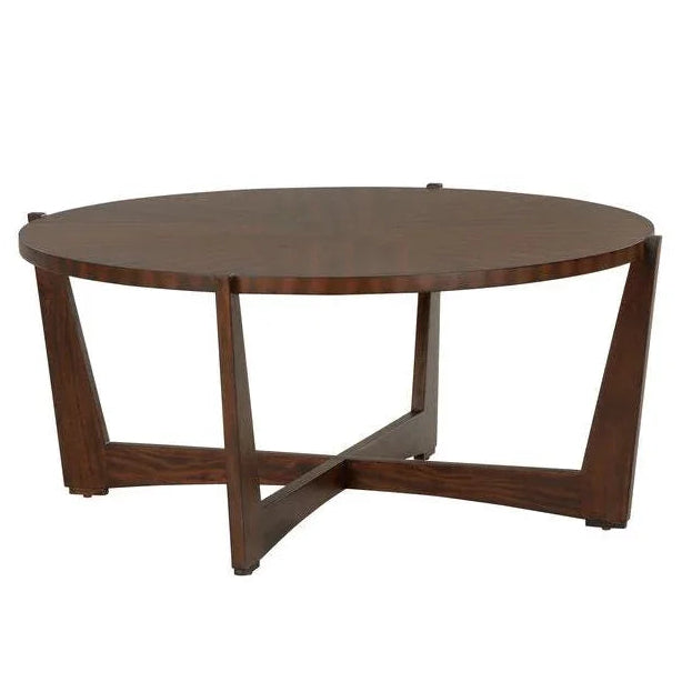 Ardoise Wooden Round Cocktail Table - LOOMLAN - Chelsea House - Coffee Tables