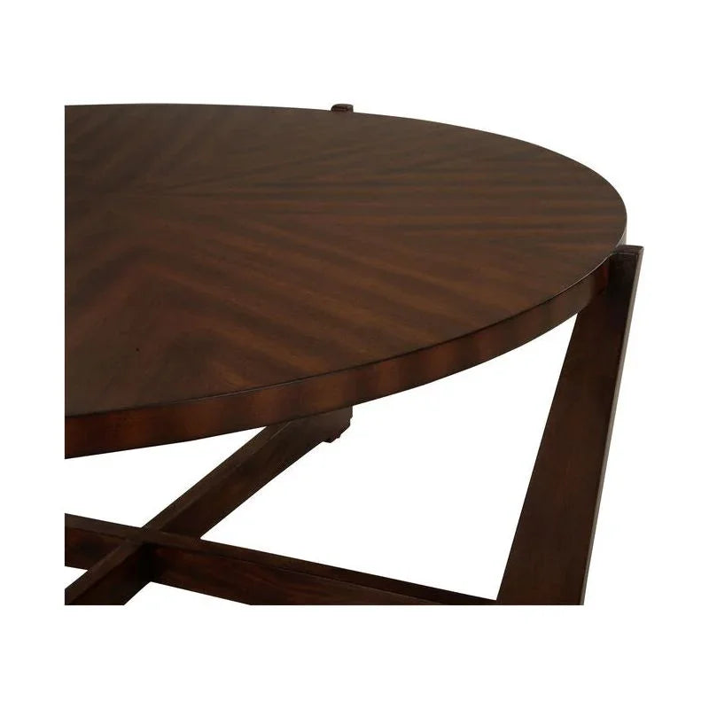 Ardoise Wooden Round Cocktail Table - LOOMLAN - Chelsea House - Coffee Tables