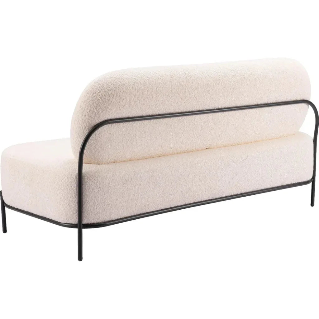 Arendal Sofa Vanilla in Performance Fabric - LOOMLAN - Zuo Modern - Sofas & Loveseats