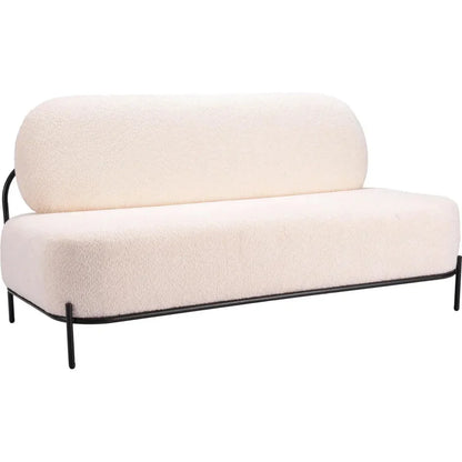 Arendal Sofa Vanilla in Performance Fabric - LOOMLAN - Zuo Modern - Sofas & Loveseats