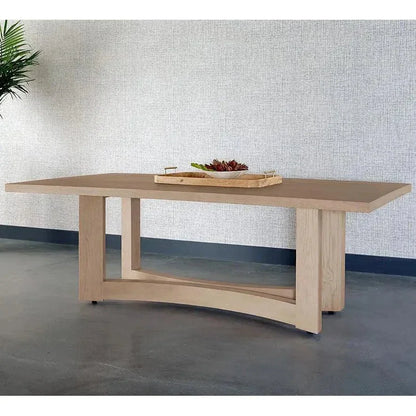 Arezza Dining Table 90.5" Solid Mid-Century-Dining Tables-SUNPAN-LOOMLAN