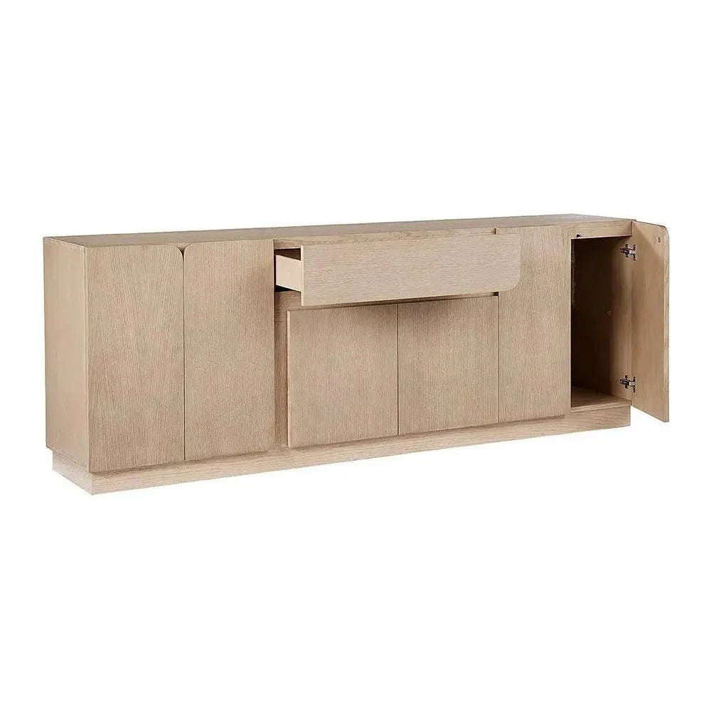 Arezza Sideboard Solid Wood Shelving - LOOMLAN - SUNPAN - Sideboards