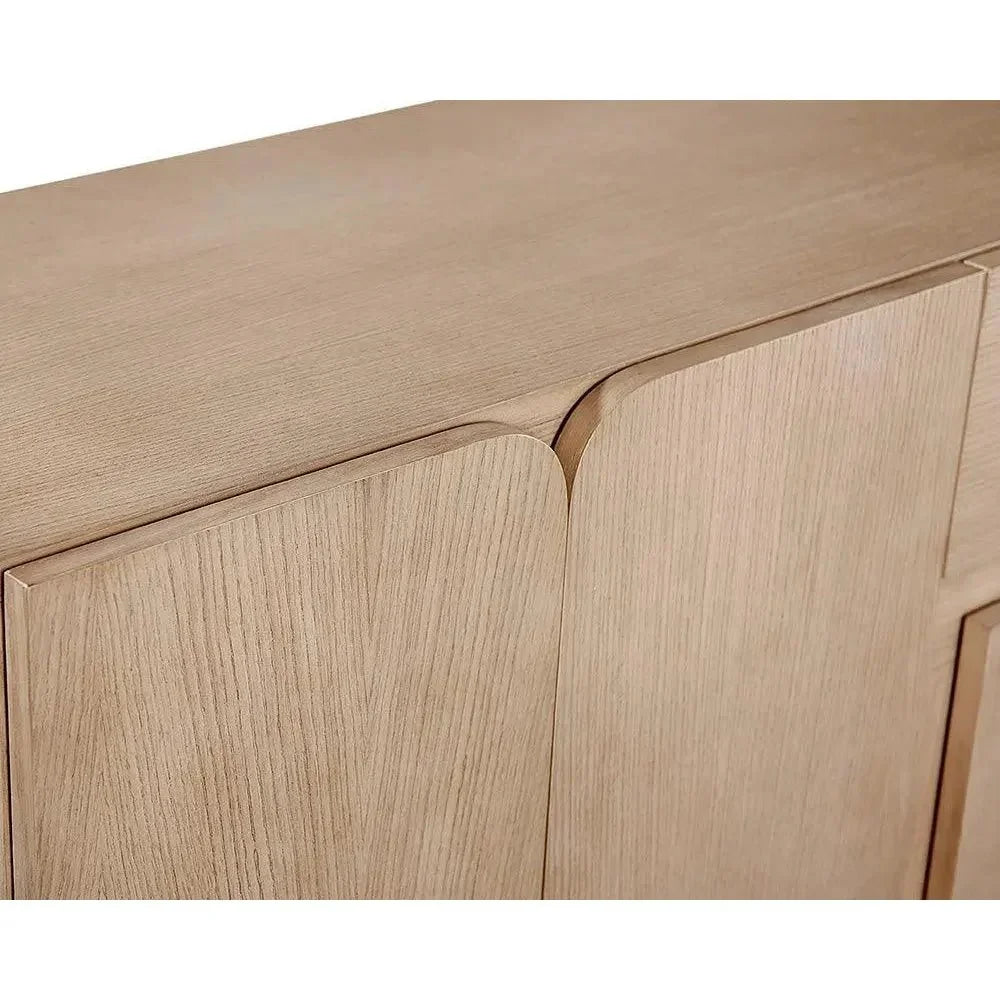 Arezza Sideboard Solid Wood Shelving - LOOMLAN - SUNPAN - Sideboards