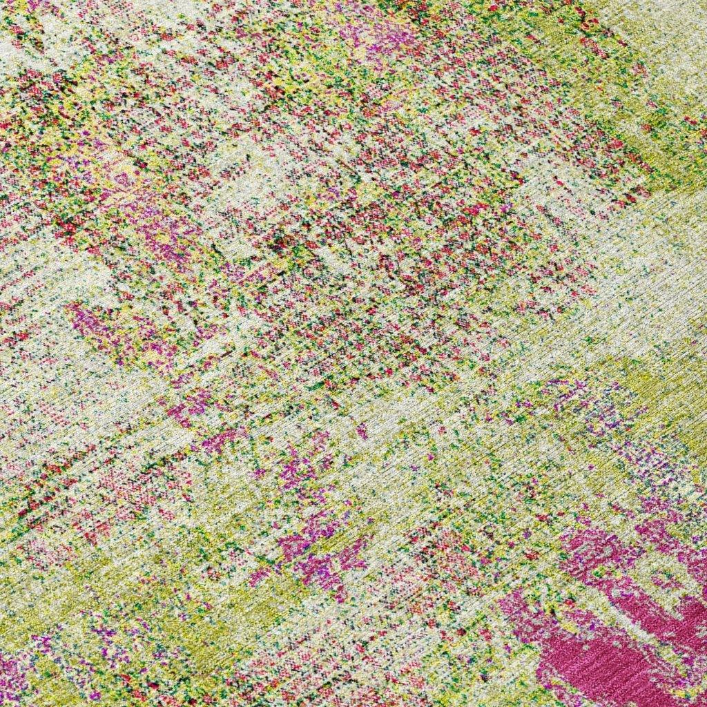 Aria Lime Washable Indoor-Outdoor Rug-Outdoor Rugs-LOOMLAN Rugs-LOOMLAN