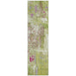 Aria Lime Washable Indoor-Outdoor Rug-Outdoor Rugs-LOOMLAN Rugs-2'3" x 7'6"-LOOMLAN