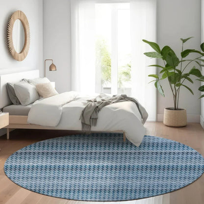 Ariaelle Blue Washable Indoor - Outdoor Rug - LOOMLAN - LOOMLAN Rugs - Outdoor Rugs