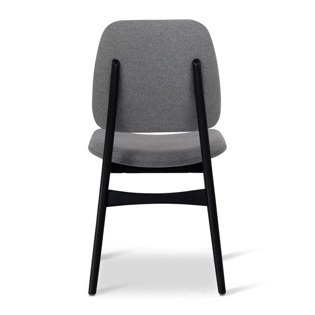 Ariel Boucle Wood Armless Side Chair - LOOMLAN - Urbia - Dining Chairs