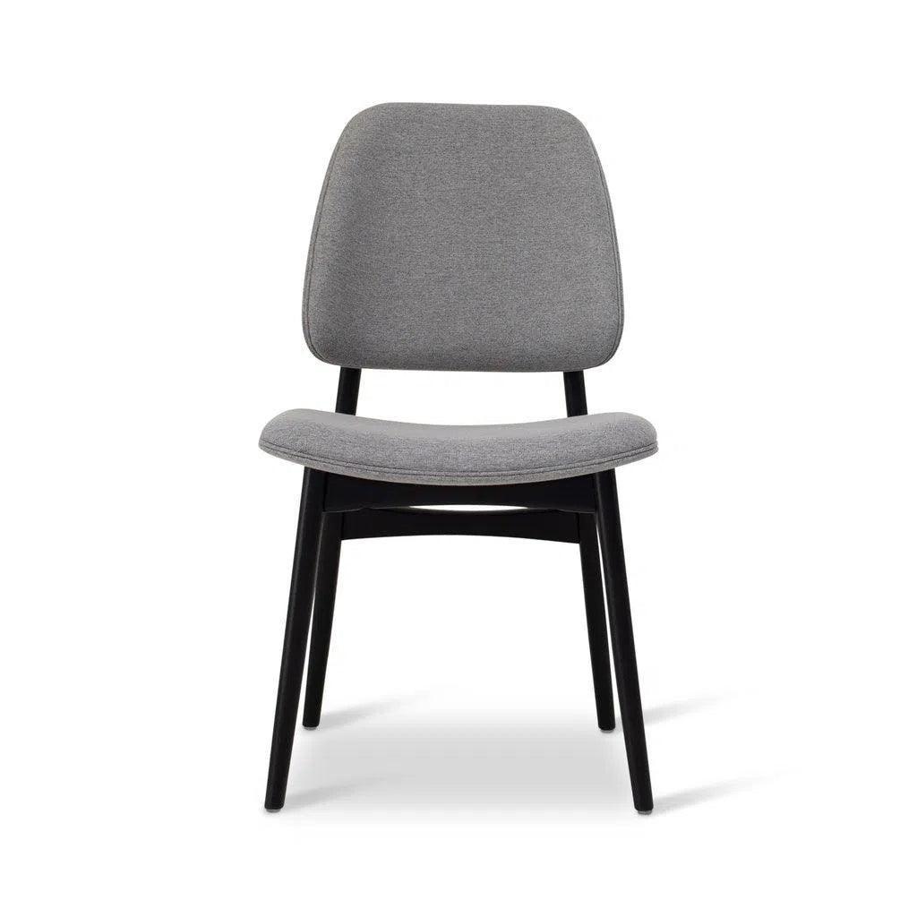 Ariel Boucle Wood Armless Side Chair - LOOMLAN - Urbia - Dining Chairs