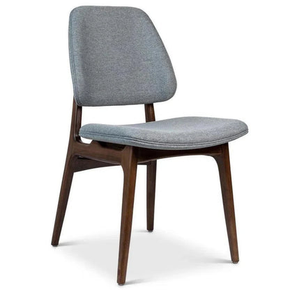 Ariel Boucle Wood Armless Side Chair - LOOMLAN - Urbia - Dining Chairs