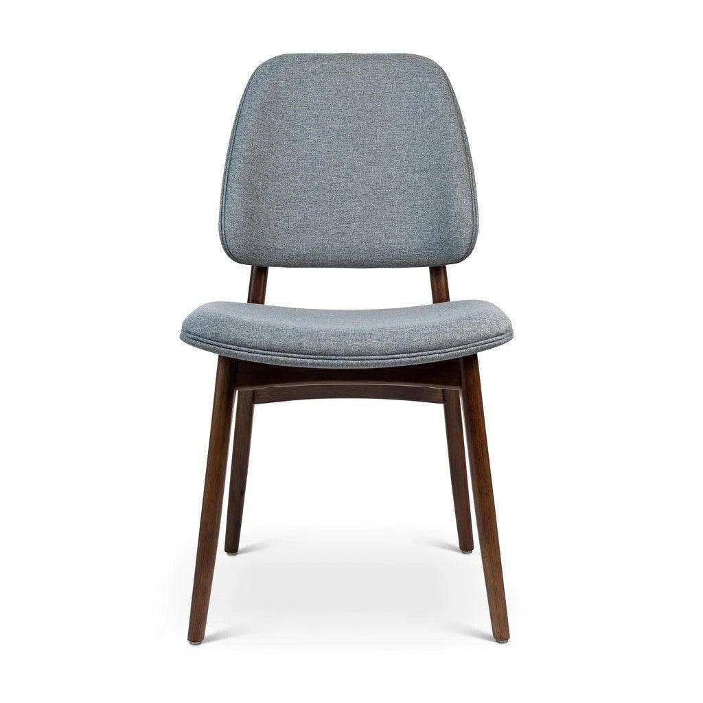 Ariel Boucle Wood Armless Side Chair - LOOMLAN - Urbia - Dining Chairs
