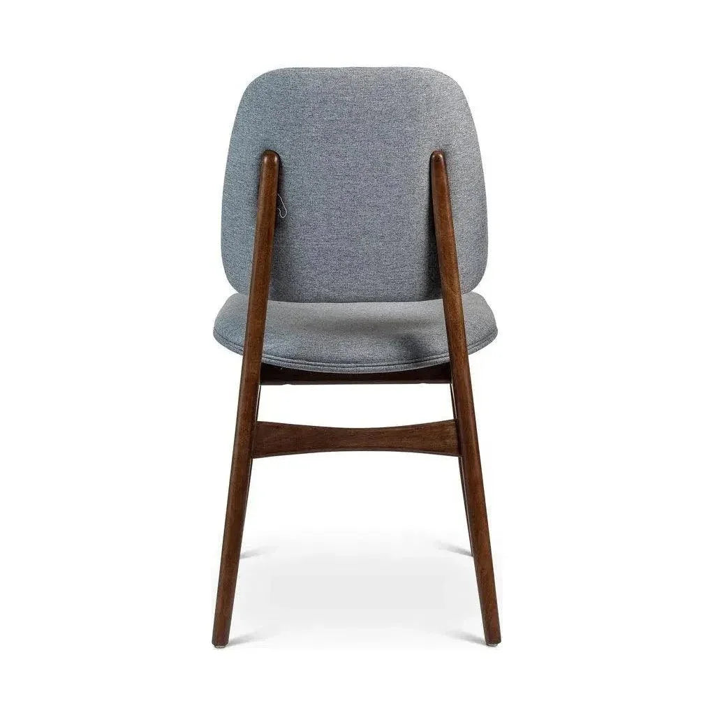 Ariel Boucle Wood Armless Side Chair - LOOMLAN - Urbia - Dining Chairs