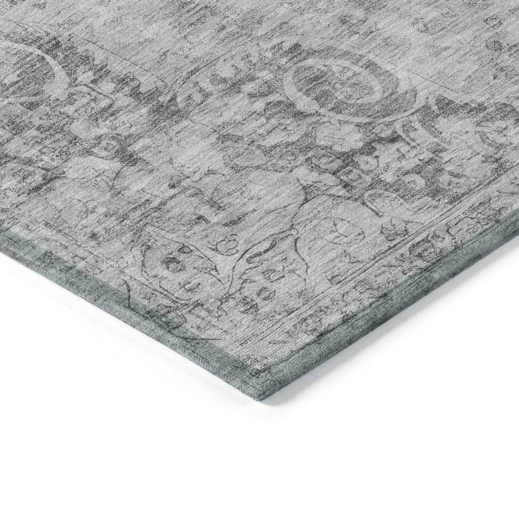 Arienne Gray Washable Indoor - Outdoor Rug - LOOMLAN - LOOMLAN Rugs - Outdoor Rugs