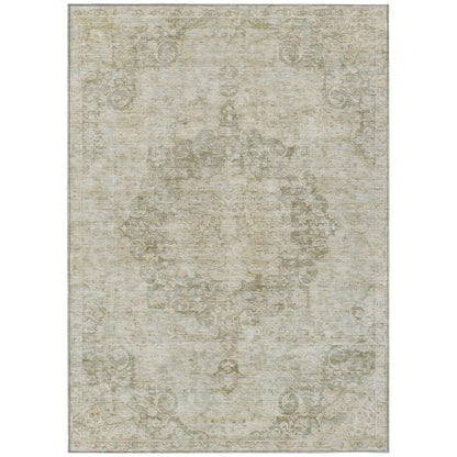 Arienne Green Washable Indoor - Outdoor Rug - LOOMLAN - LOOMLAN Rugs - Outdoor Rugs