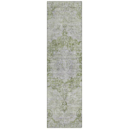 Arienne Olive Washable Indoor - Outdoor Rug - LOOMLAN - LOOMLAN Rugs - Outdoor Rugs