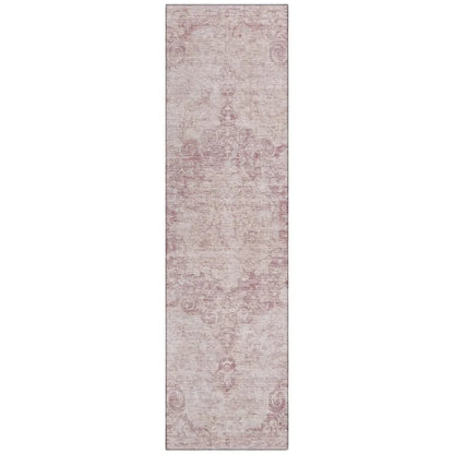 Arienne Pink Washable Indoor - Outdoor Rug - LOOMLAN - LOOMLAN Rugs - Outdoor Rugs