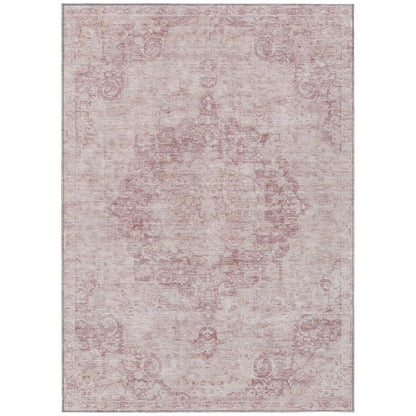 Arienne Pink Washable Indoor - Outdoor Rug - LOOMLAN - LOOMLAN Rugs - Outdoor Rugs