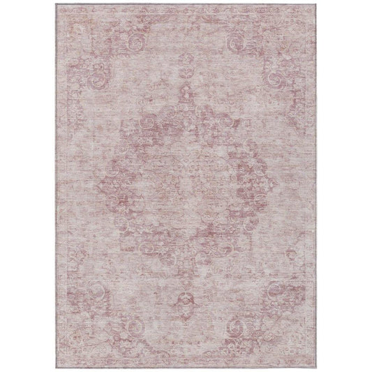 Arienne Pink Washable Indoor - Outdoor Rug - LOOMLAN - LOOMLAN Rugs - Outdoor Rugs