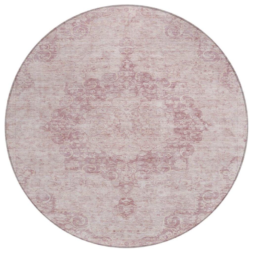 Arienne Pink Washable Indoor - Outdoor Rug - LOOMLAN - LOOMLAN Rugs - Outdoor Rugs