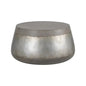 Aries Concrete Outdoor Round Coffee Table-Outdoor Coffee Tables-SUNPAN-Silver-LOOMLAN