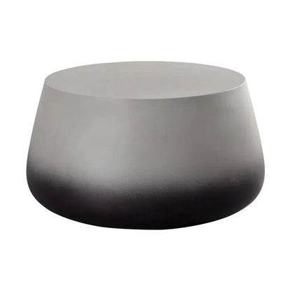 Aries Concrete Outdoor Round Coffee Table-Outdoor Coffee Tables-SUNPAN-Black Ombre-LOOMLAN