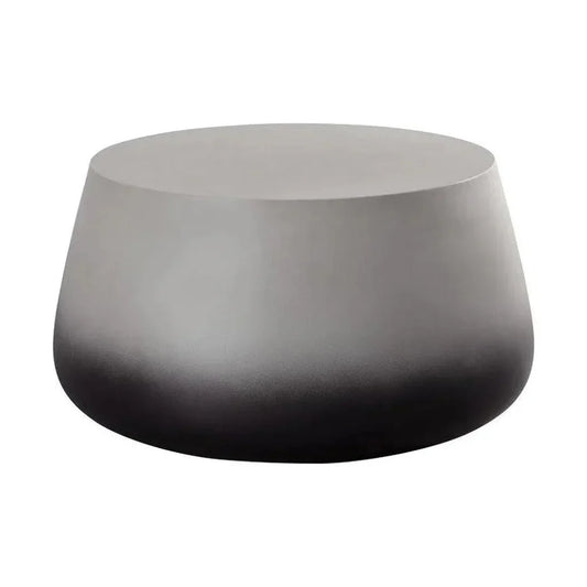 Aries Concrete Outdoor Round Coffee Table-Outdoor Coffee Tables-SUNPAN-Black Ombre-LOOMLAN