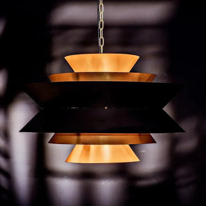 Arion Pendant, Steel with Brass Finish - LOOMLAN - Noir - Pendants