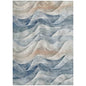 Arionelle Blue Washable Indoor - Outdoor Rug - LOOMLAN - LOOMLAN Rugs - Outdoor Rugs