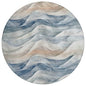 Arionelle Blue Washable Indoor - Outdoor Rug - LOOMLAN - LOOMLAN Rugs - Outdoor Rugs