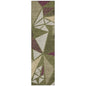 Aristea Green Washable Indoor-Outdoor Rug-Outdoor Rugs-LOOMLAN Rugs-2'3" x 7'6"-LOOMLAN