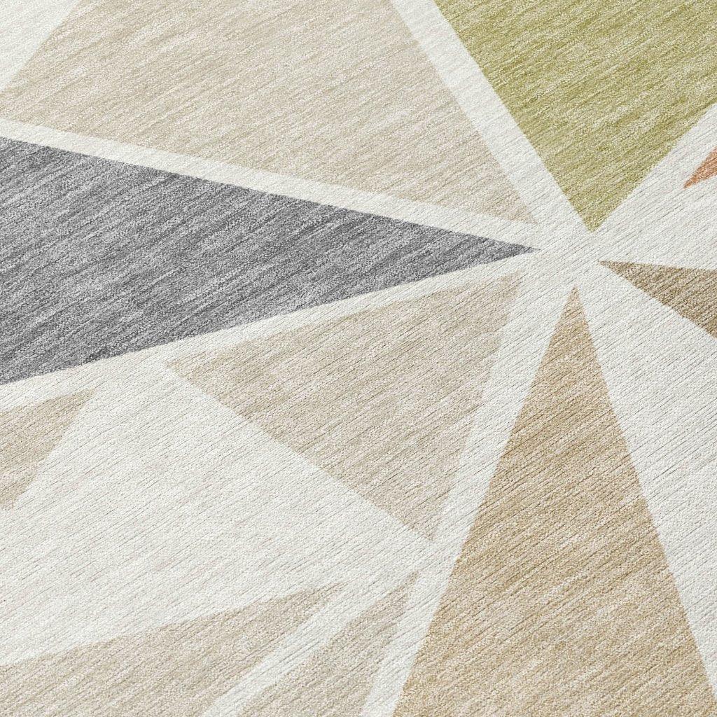 Aristea Ivory Washable Indoor-Outdoor Rug-Outdoor Rugs-LOOMLAN Rugs-LOOMLAN