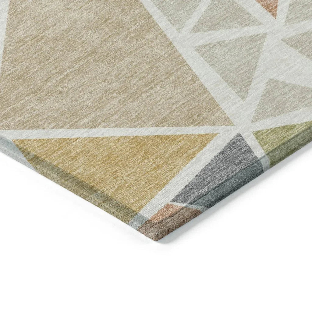 Aristea Ivory Washable Indoor-Outdoor Rug-Outdoor Rugs-LOOMLAN Rugs-LOOMLAN