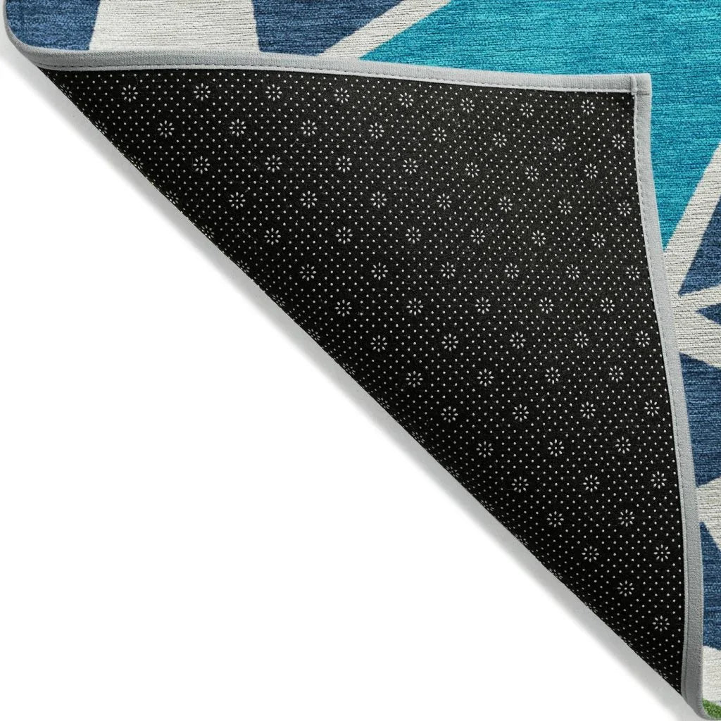 Aristea White Washable Indoor-Outdoor Rug-Outdoor Rugs-LOOMLAN Rugs-LOOMLAN