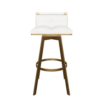 Arizona Leather Swivel Barstool - LOOMLAN - SUNPAN - Bar Stools